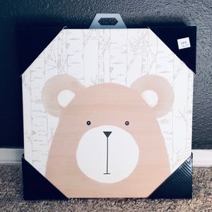 NWT • Home Decor • Cute Bear Canvas